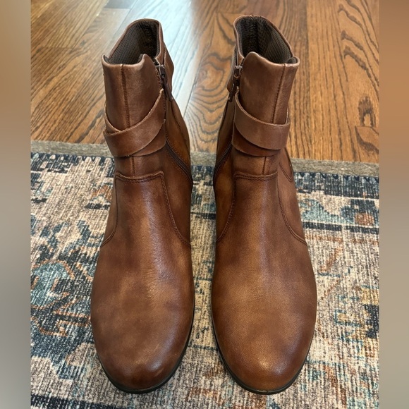 NEW Ecco | Shape 35 Wrapped Shaft Bootie Cognac Brown Sz 40/9-9.5 - Picture 4 of 9